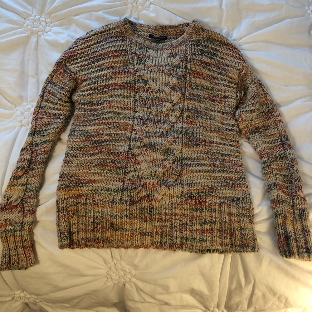 Multicolor American Eagle knit sweater